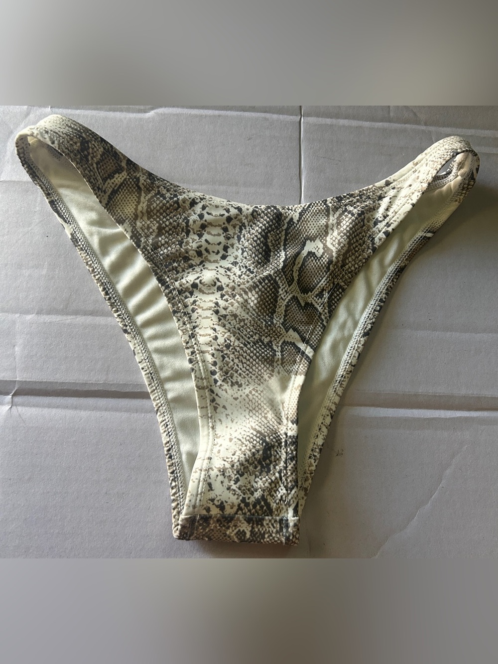 Snake Skin Print Cheeky bikini bottoms